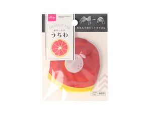 Foldable Fan Grapefruit