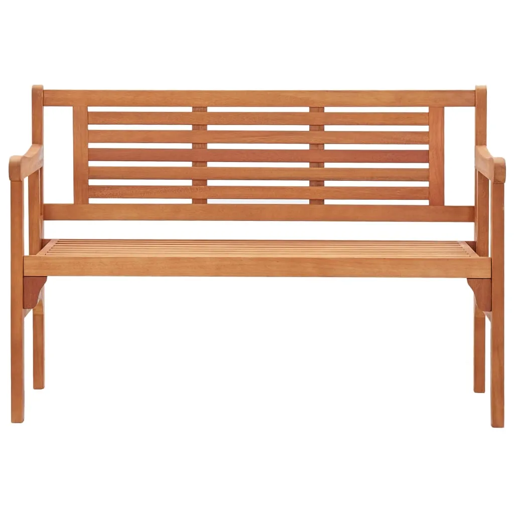 Foldable Patio Bench 47.2" Solid Wood Eucalyptus