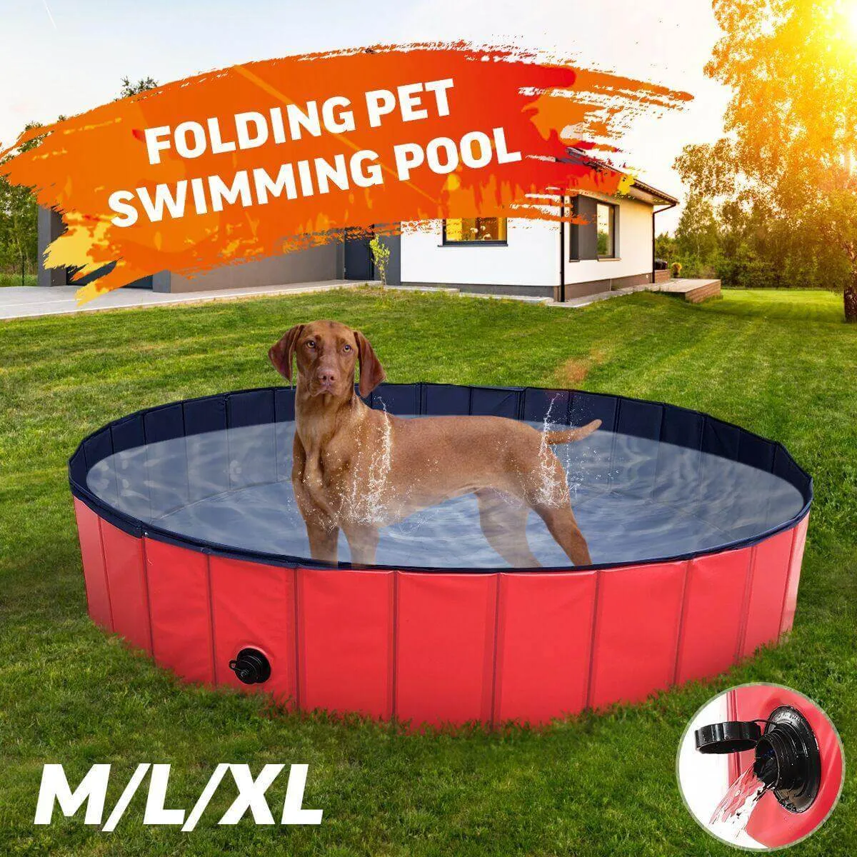 Foldable Pet Bath Pool