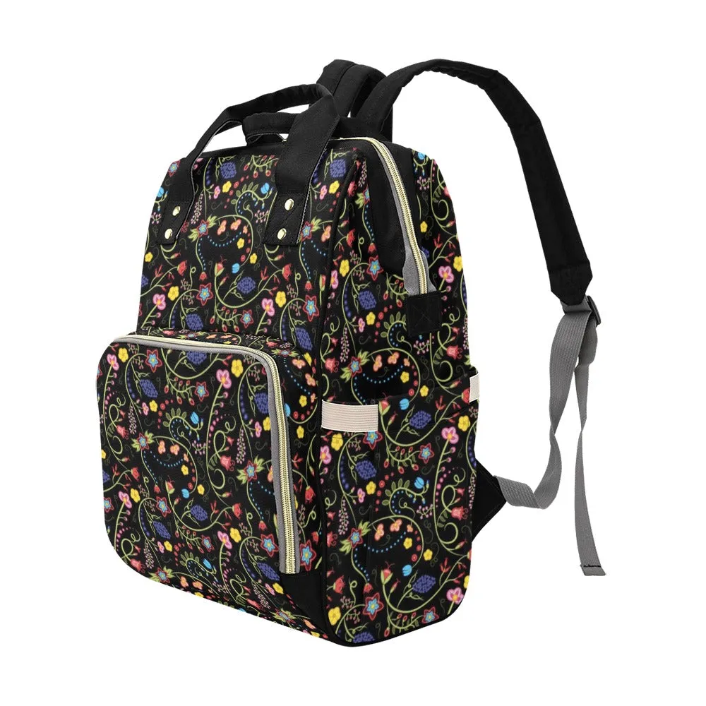 Fresh Fleur Midnight Multi-Function Diaper Backpack/Diaper Bag