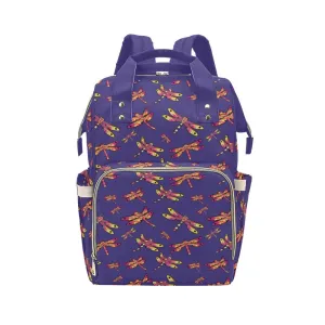 Gathering Purple Multi-Function Diaper Backpack/Diaper Bag