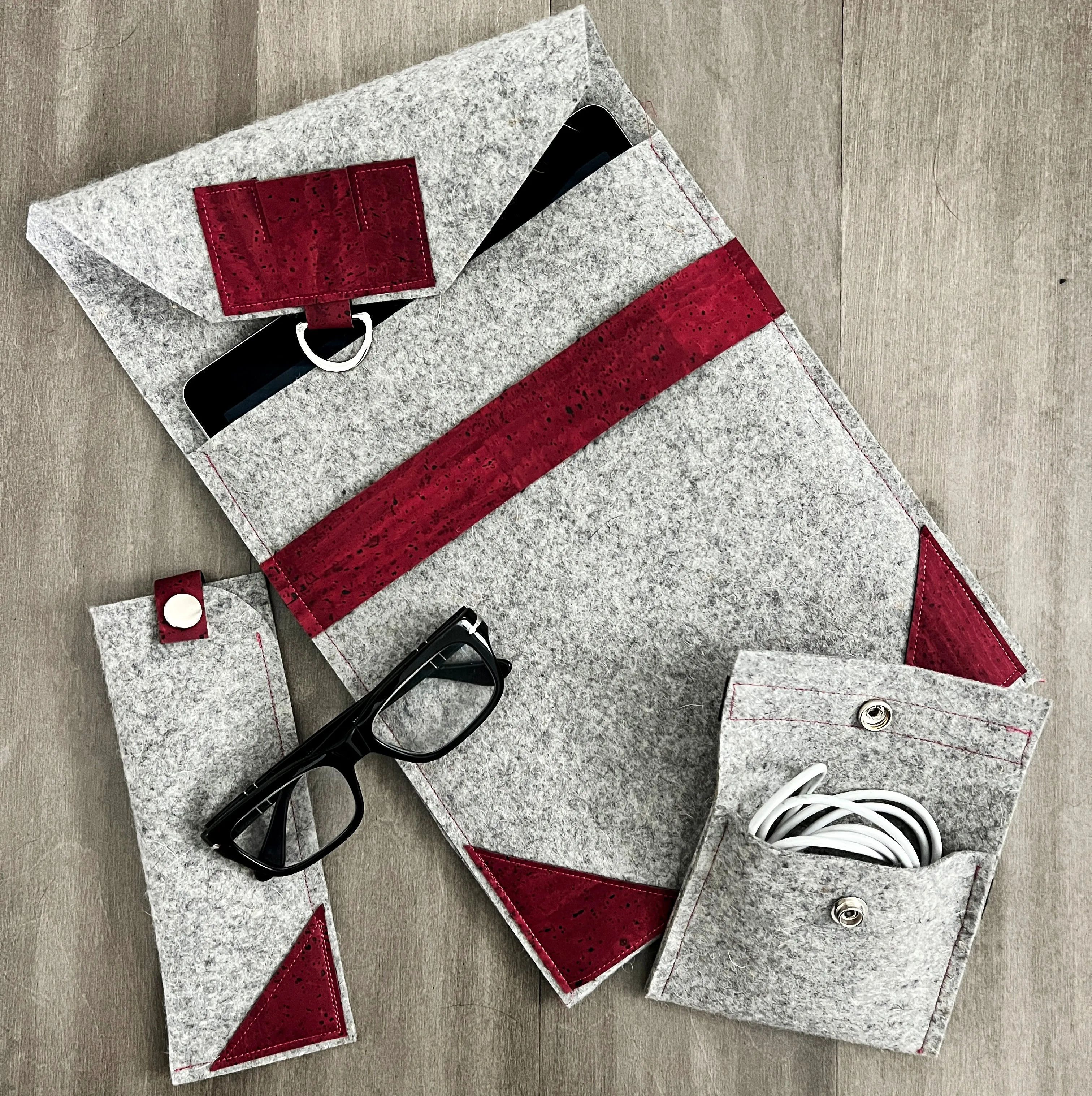 GEasy Tablet Case - Cord Bag & Eyeglass Case