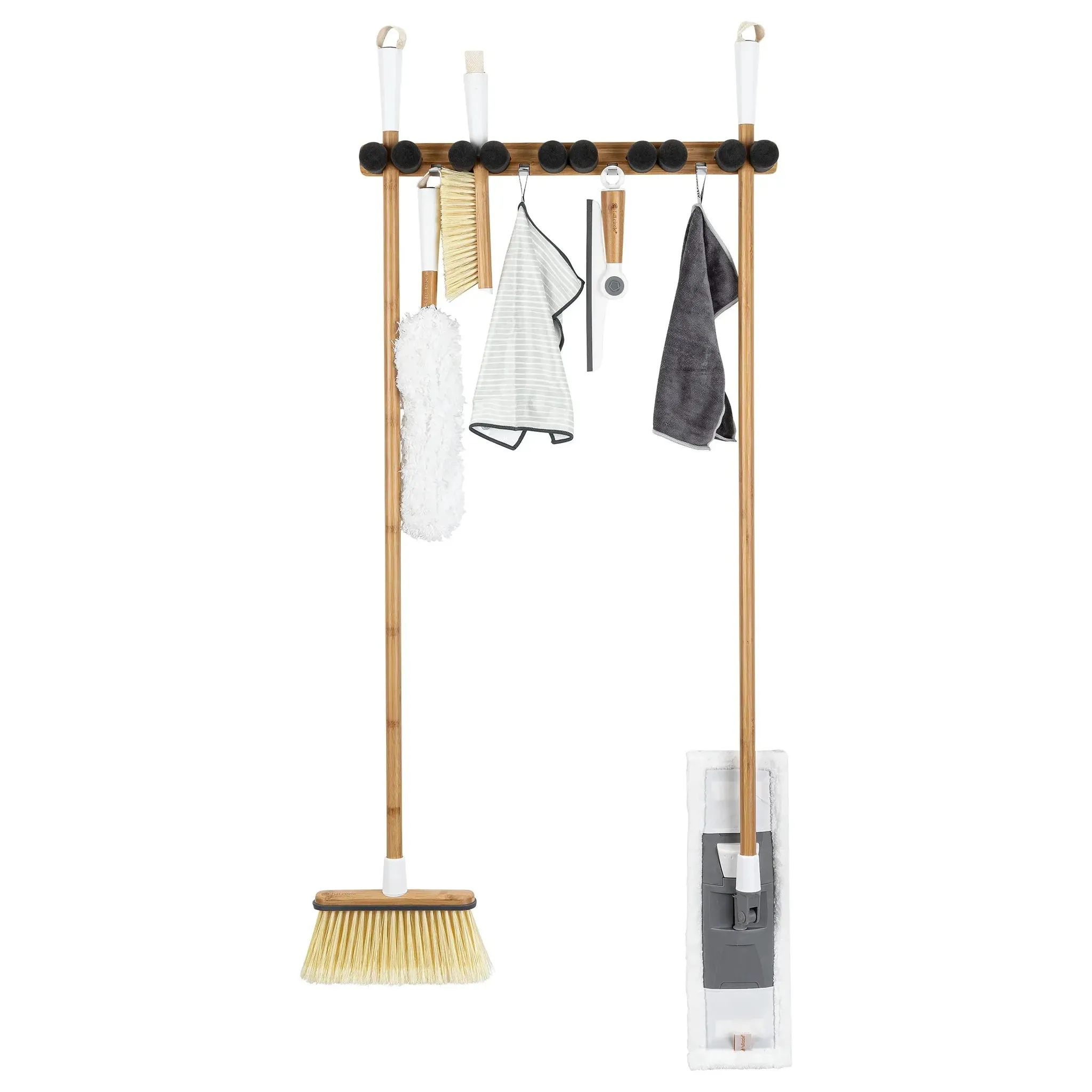 Get a Grip Mop & Broom Organizer