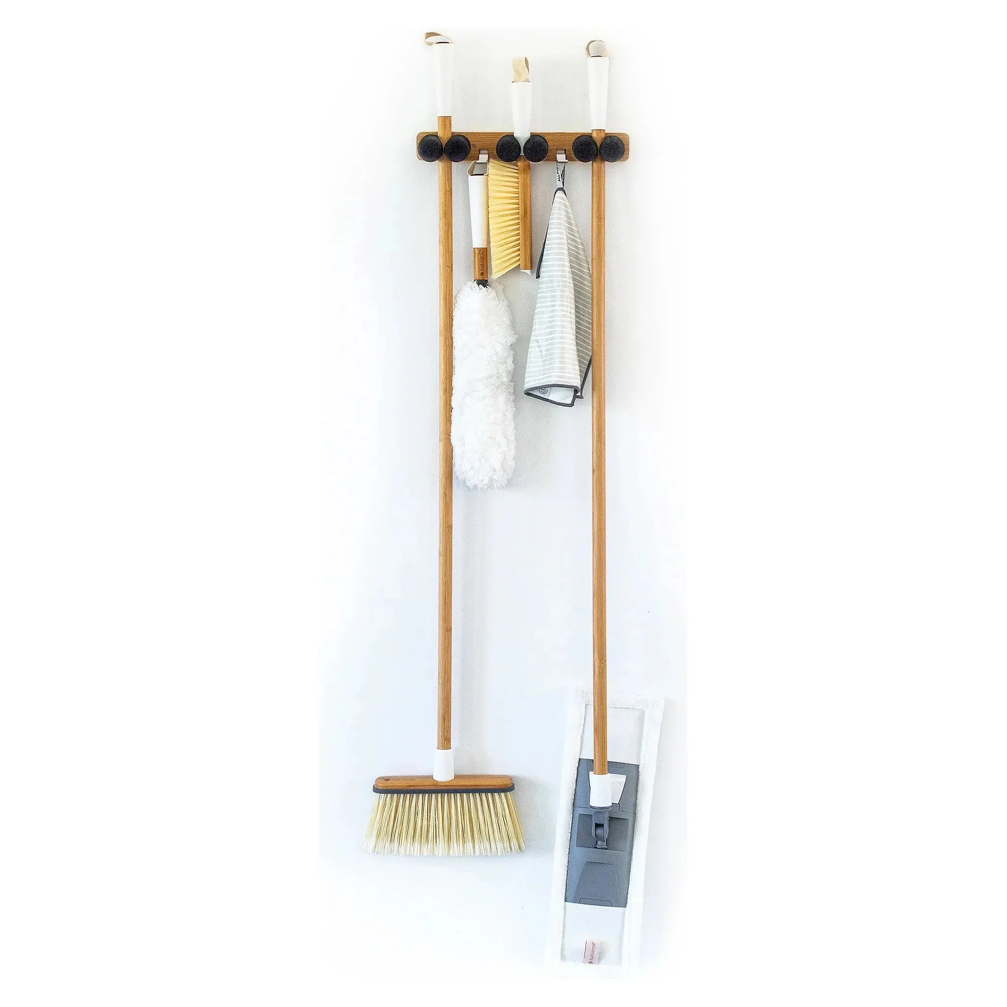 Get a Grip Mop & Broom Organizer