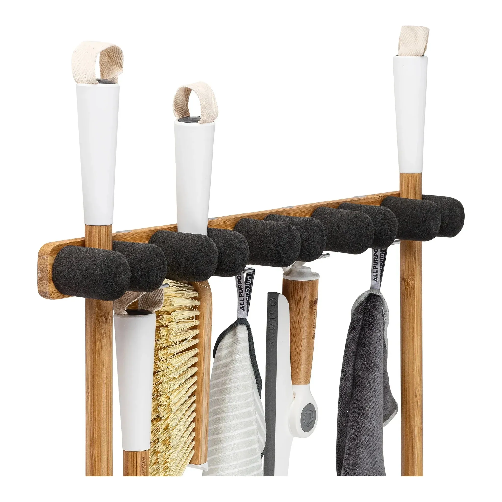 Get a Grip Mop & Broom Organizer