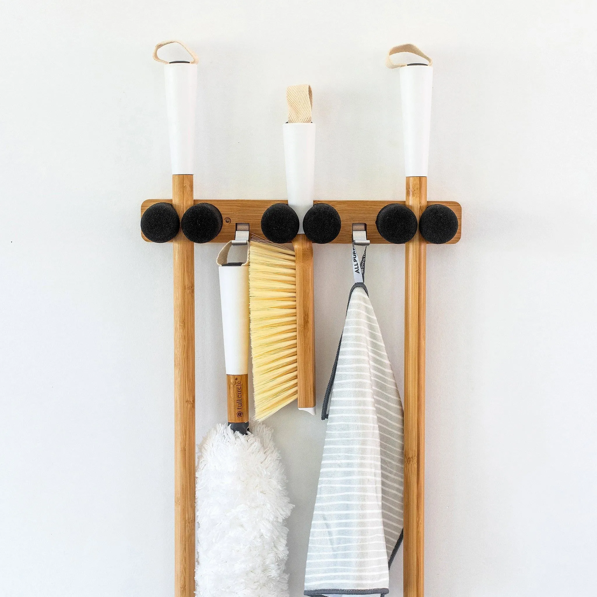 Get a Grip Mop & Broom Organizer