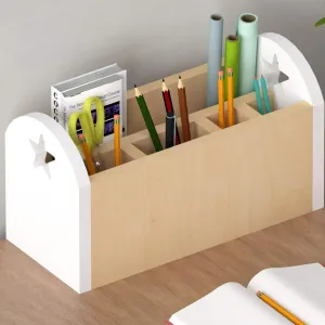 Green Banana Organiser for Study Table | Desk Pen Holder Stand