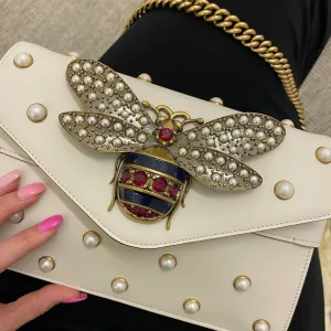 Gucci Broadway Bee Clutch