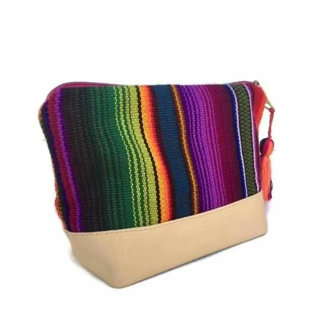 Hacienda Vegan Leather Cosmetic Bag - Guatemala