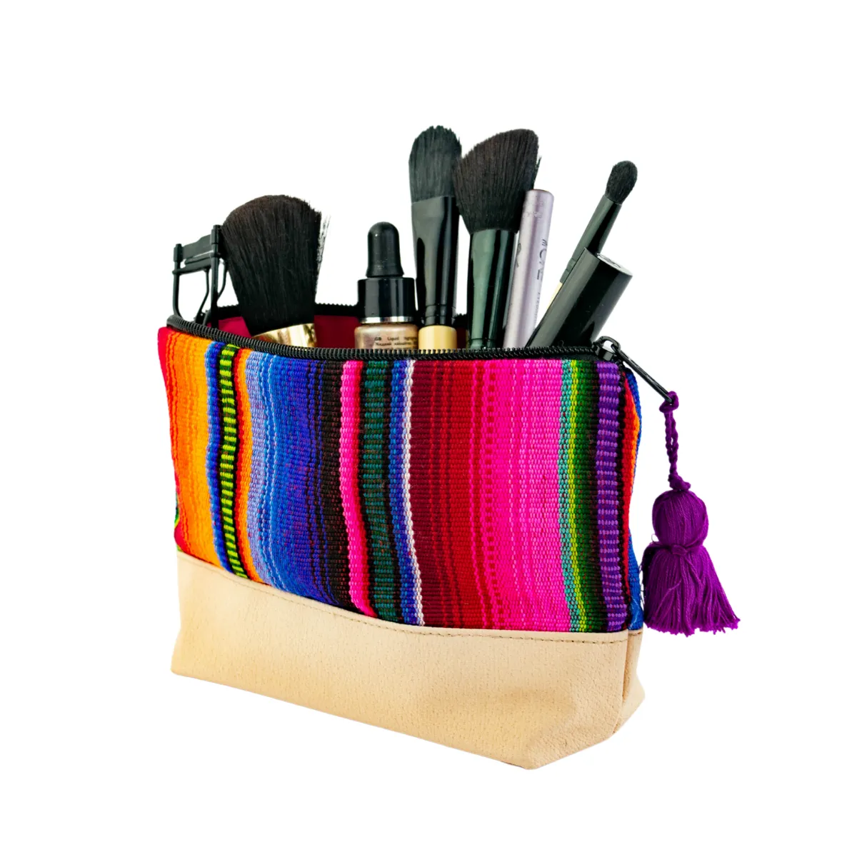 Hacienda Vegan Leather Cosmetic Bag - Guatemala