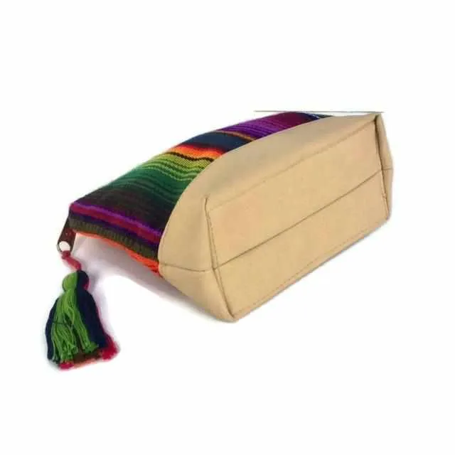 Hacienda Vegan Leather Cosmetic Bag - Guatemala