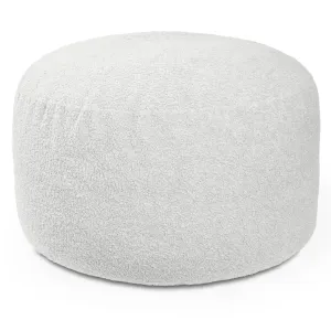 Jaxx Saxx Shearling Faux-Lamb 4 Ft Large Round Bean Bag