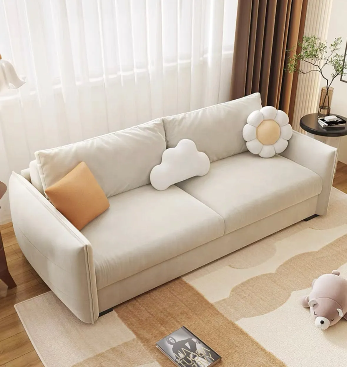 Karen Foldable Sofa Bed with Mattress