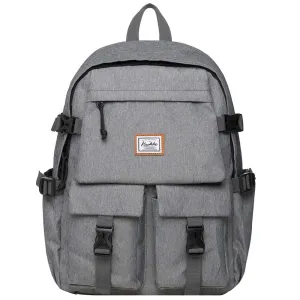 KAUKKO Backpack for School, KS22 ( Grey / 18.4L )