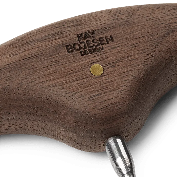 Kay Bojesen Menageri Corkscrew, H: 4.3", walnut