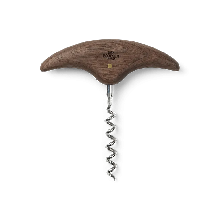 Kay Bojesen Menageri Corkscrew, H: 4.3", walnut