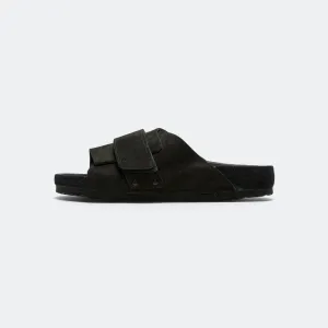 Kyoto Exquisite - Black Suede Leather