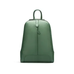 Ladies Leather Backpack - Green