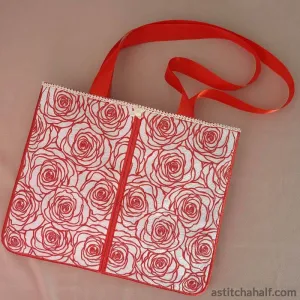 Lady in Roses Skinny Tote