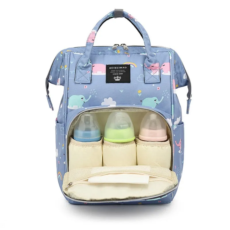 Large Capacity Diaper Bag Backpack - Mint