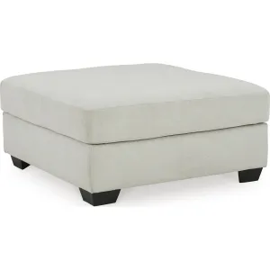 Lowder Oversized Accent Ottoman - Stone