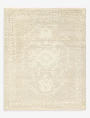 Mayrose Hand-Knotted Wool-Blend Rug