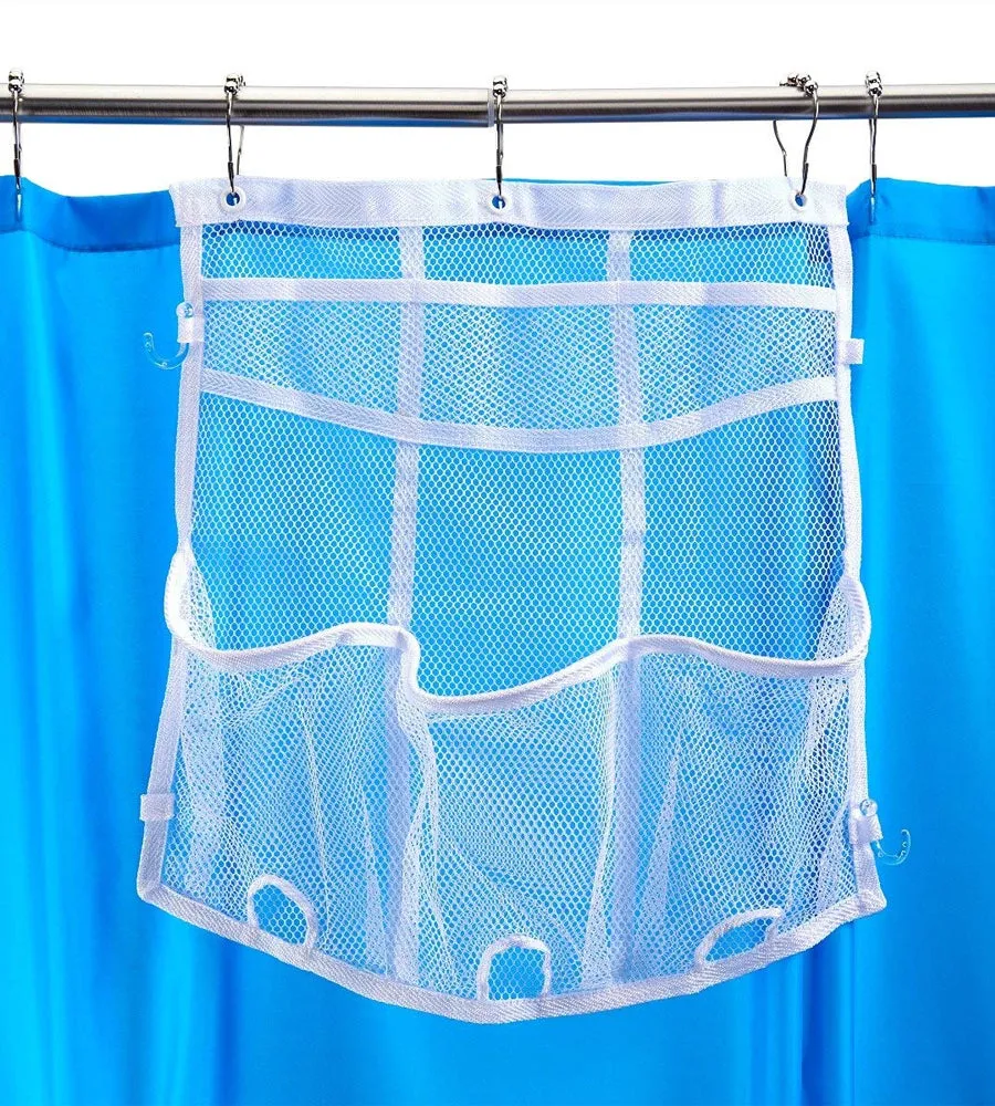 Mesh Shower Rod Organizer