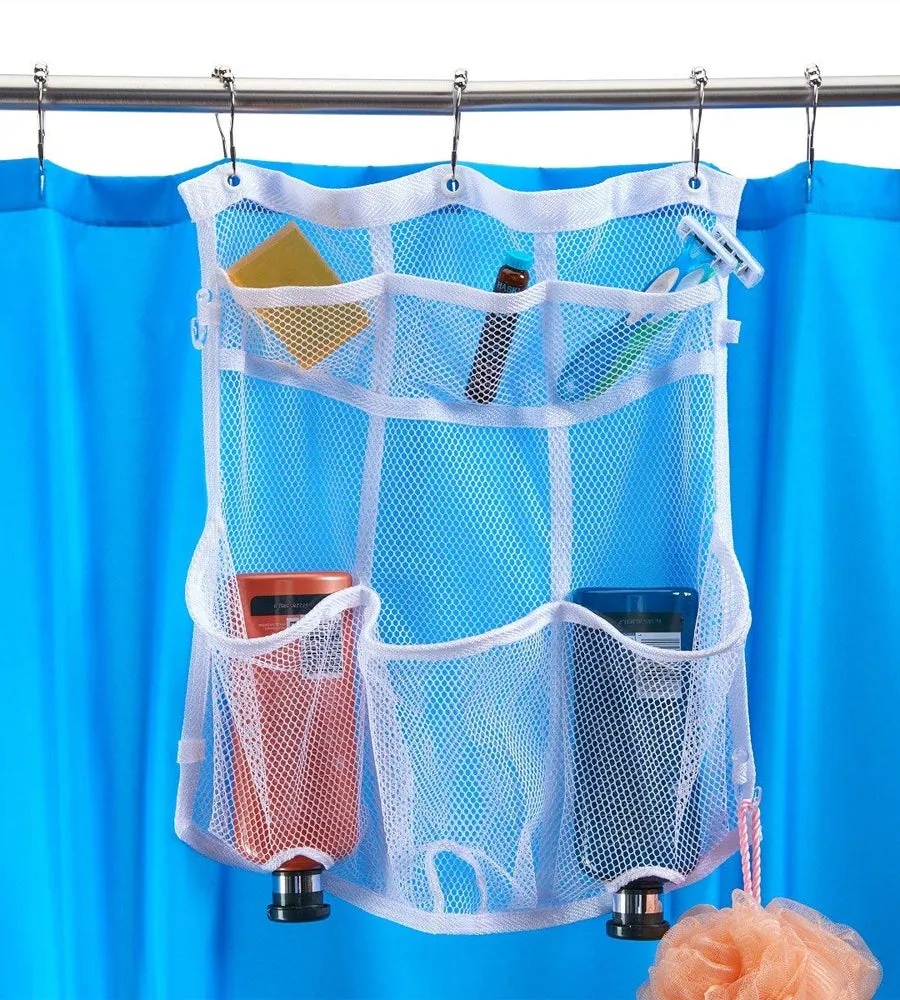 Mesh Shower Rod Organizer