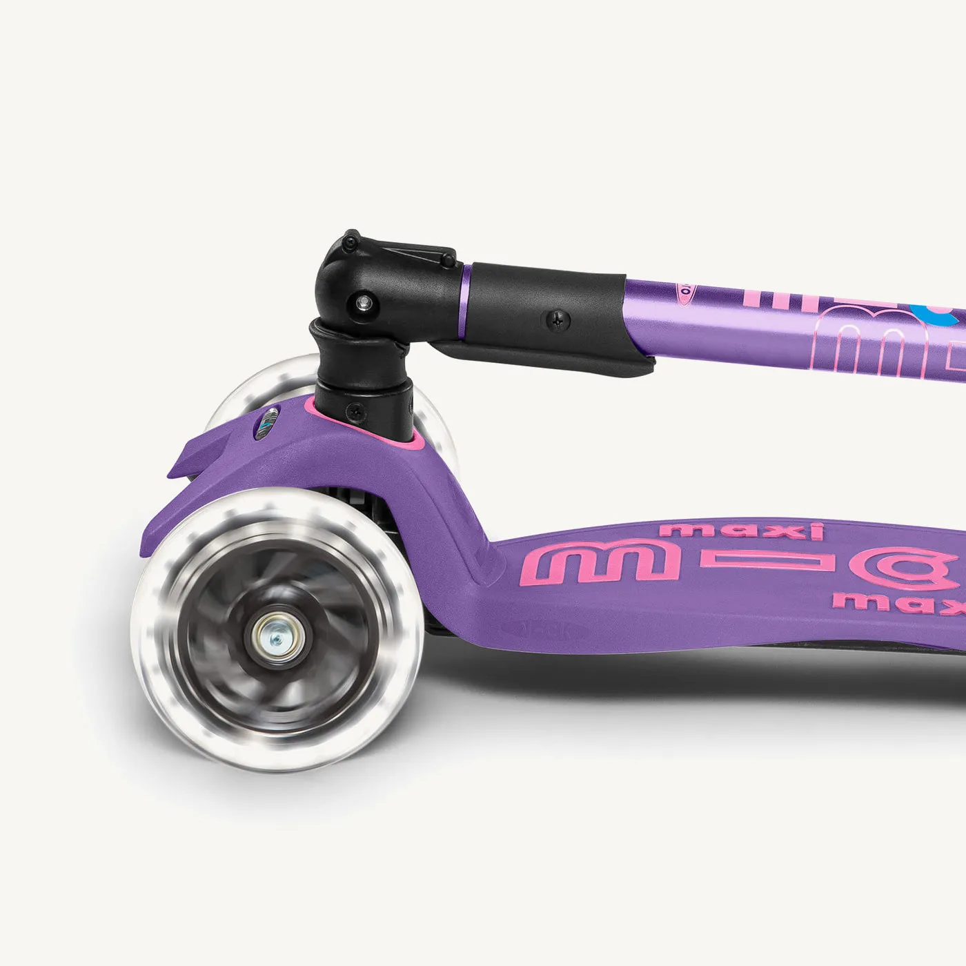 Micro Scooters Maxi Micro Scooter Deluxe Foldable LED - Purple