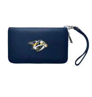 Nashville Predators Zip Organizer Wallet Pebble