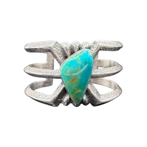 Navajo Silver Royston Turquoise Cuff One of a Kind