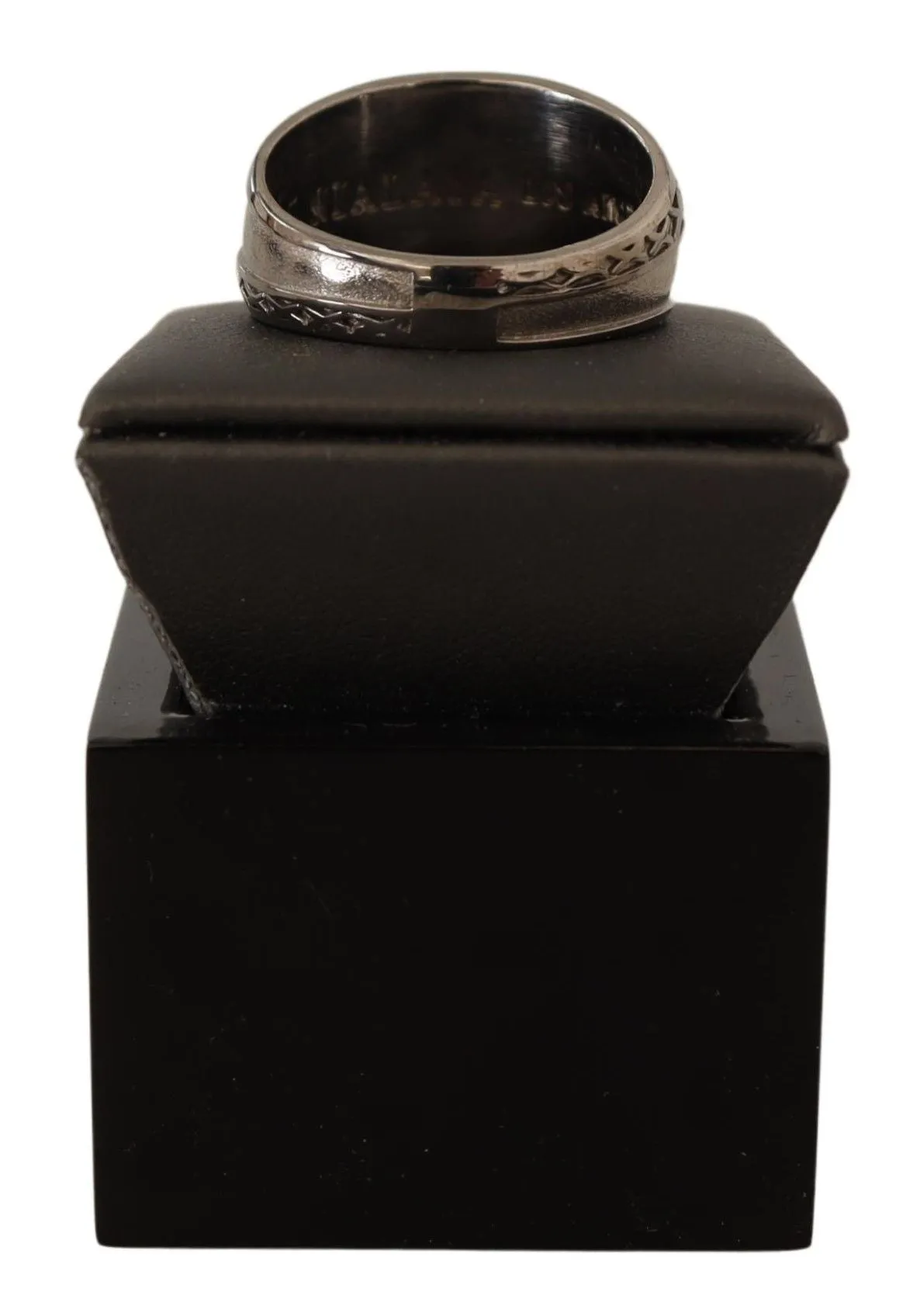 Nialaya Exquisite Silver Mens Statement Ring