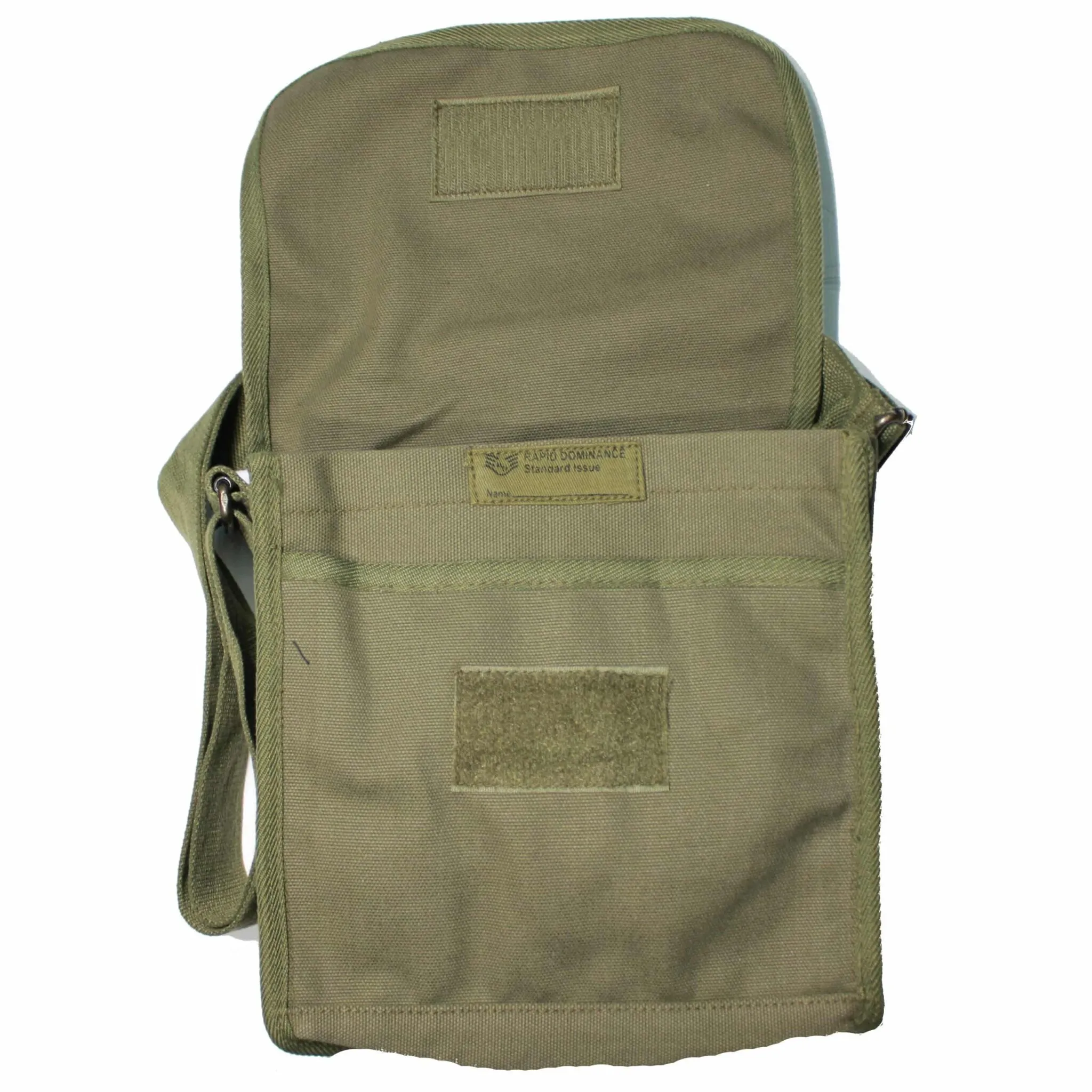 Olive Military Field Messenger Bag