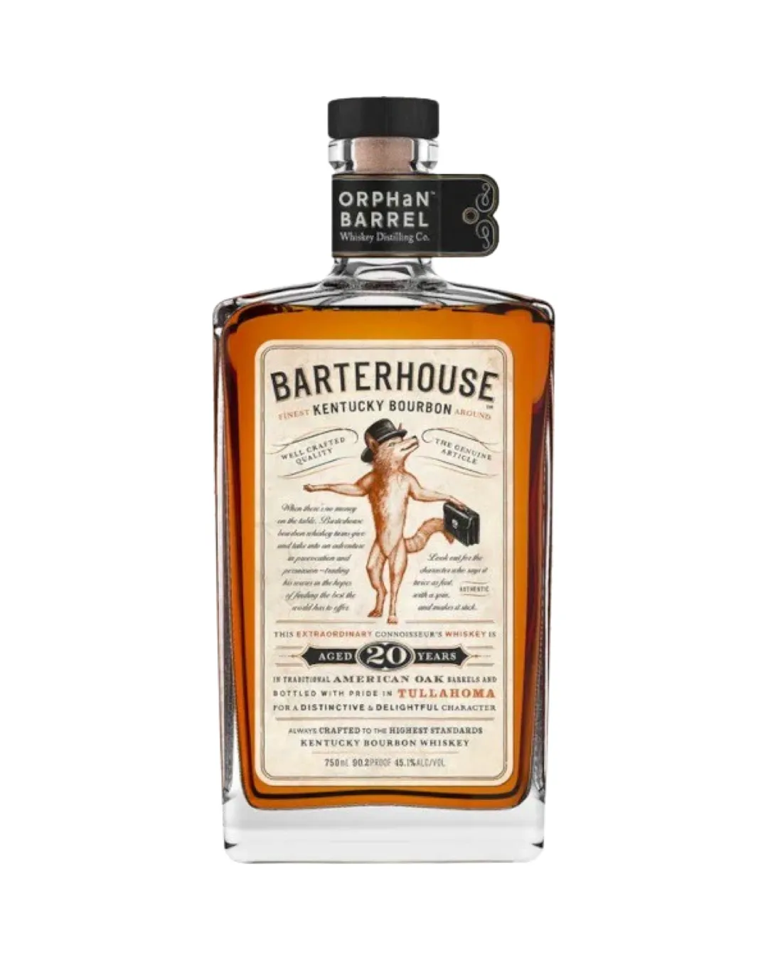 Orphan Barrel Barterhouse 20 Year Old Kentucky Bourbon Whiskey