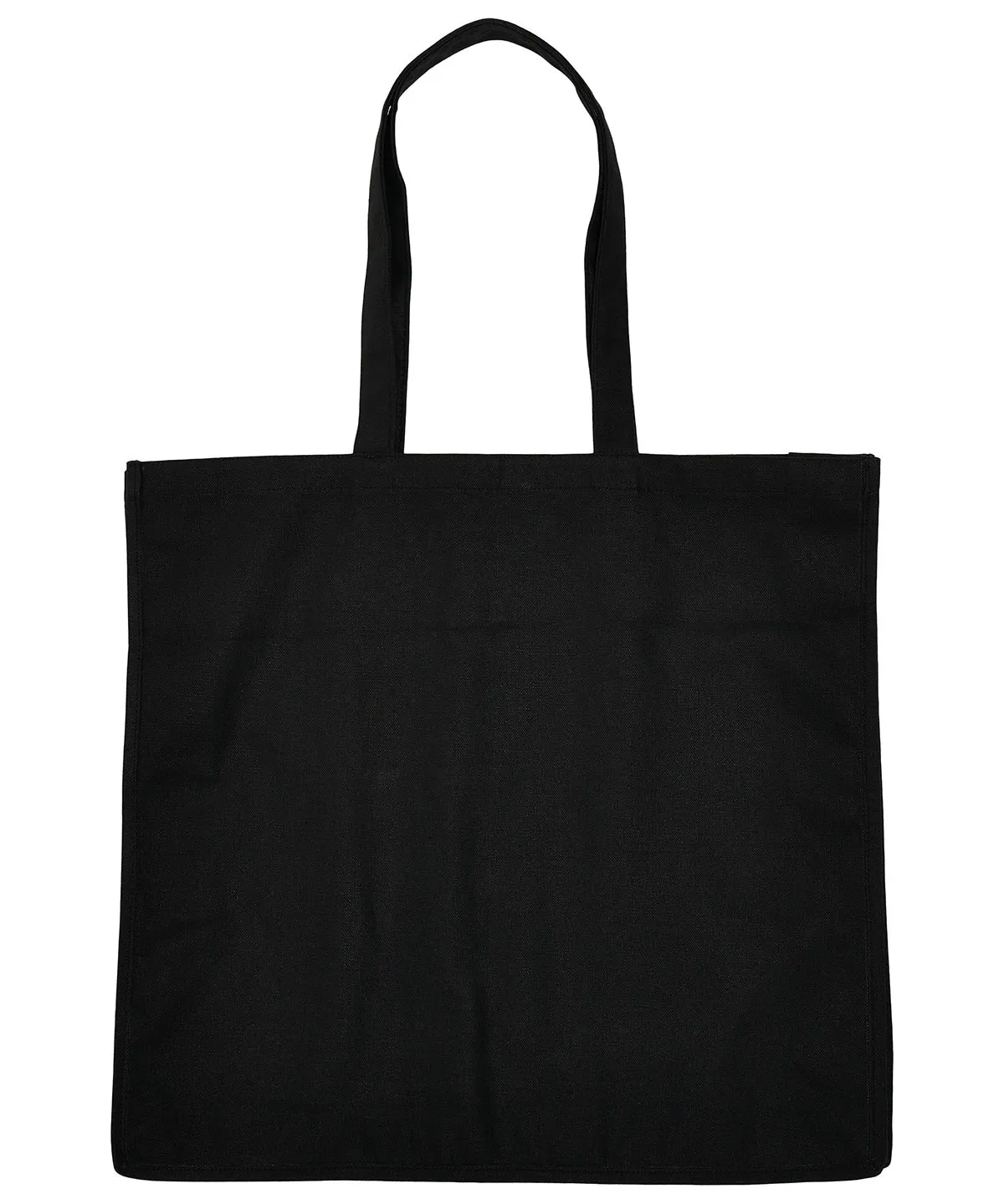 Oversized canvas tote bag | Black