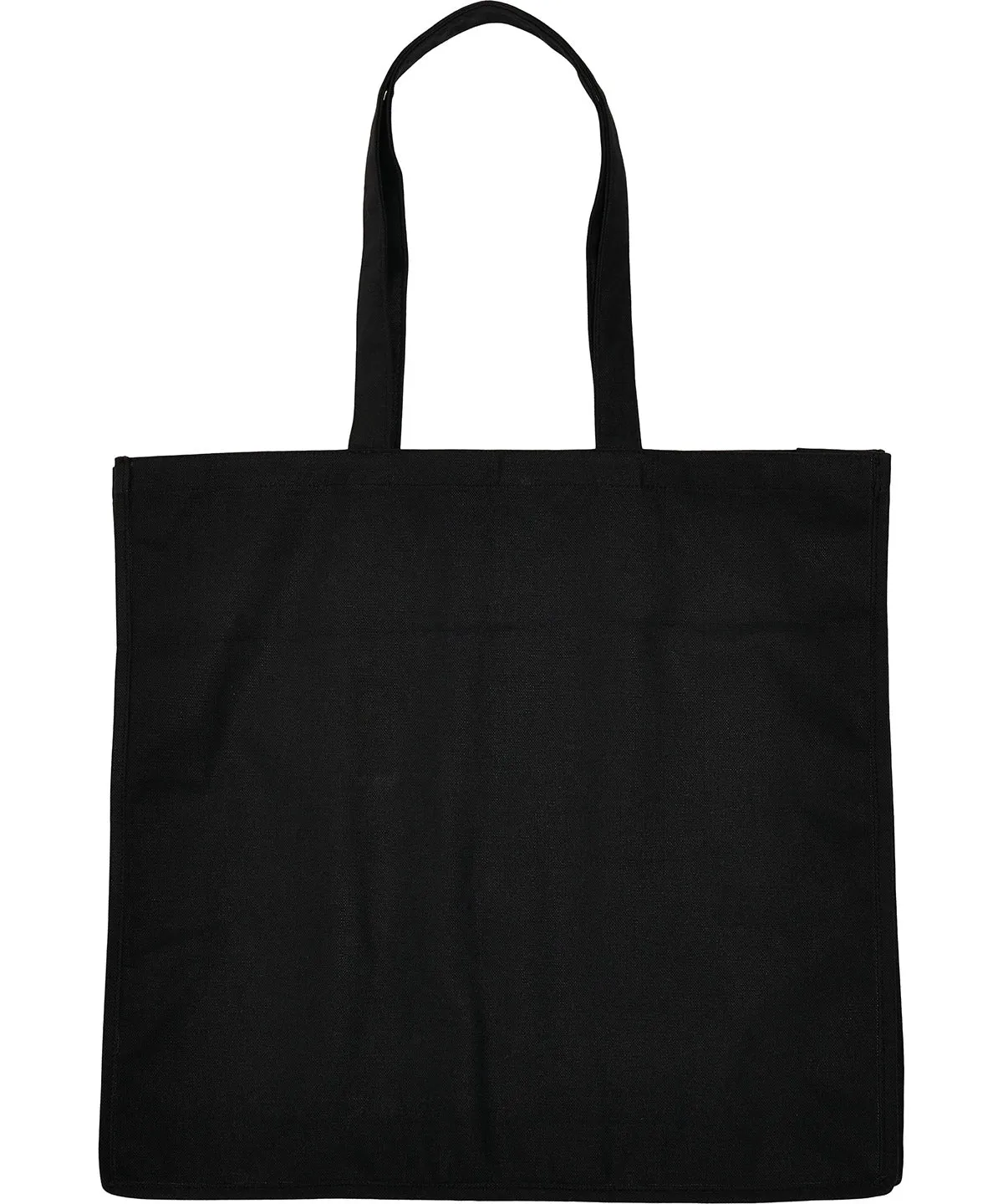 Oversized canvas tote bag | Black