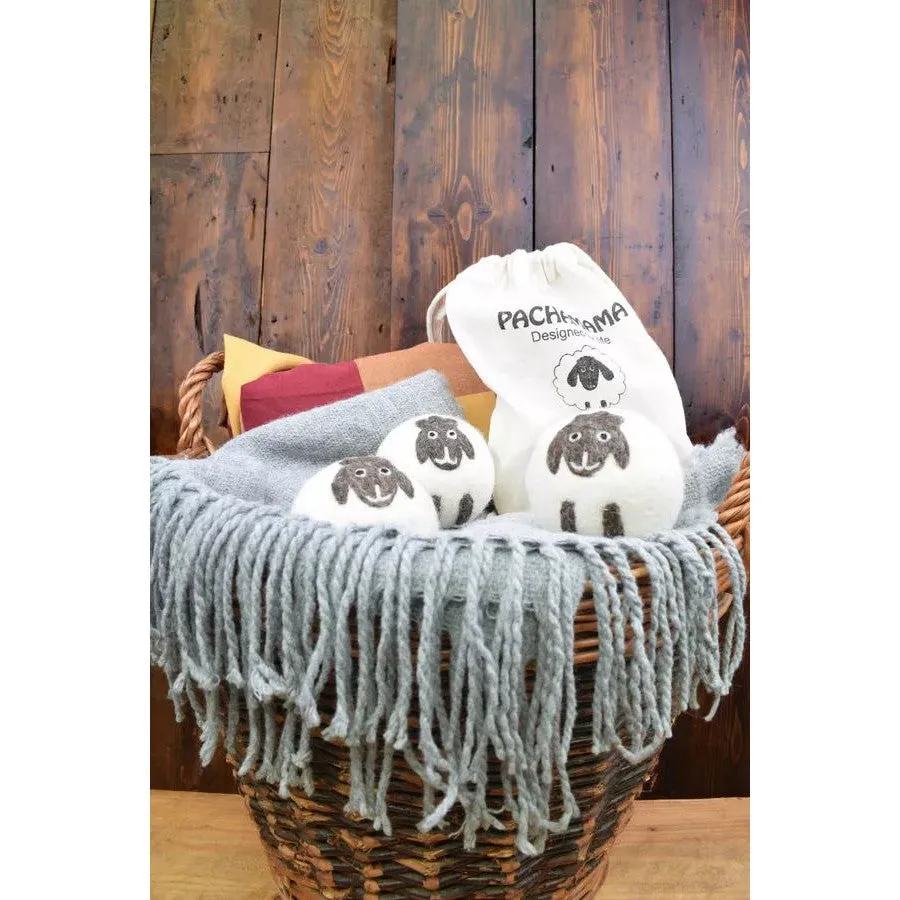 Pachamama Big Sheep Dryer Balls Set Of 3 In A Bag