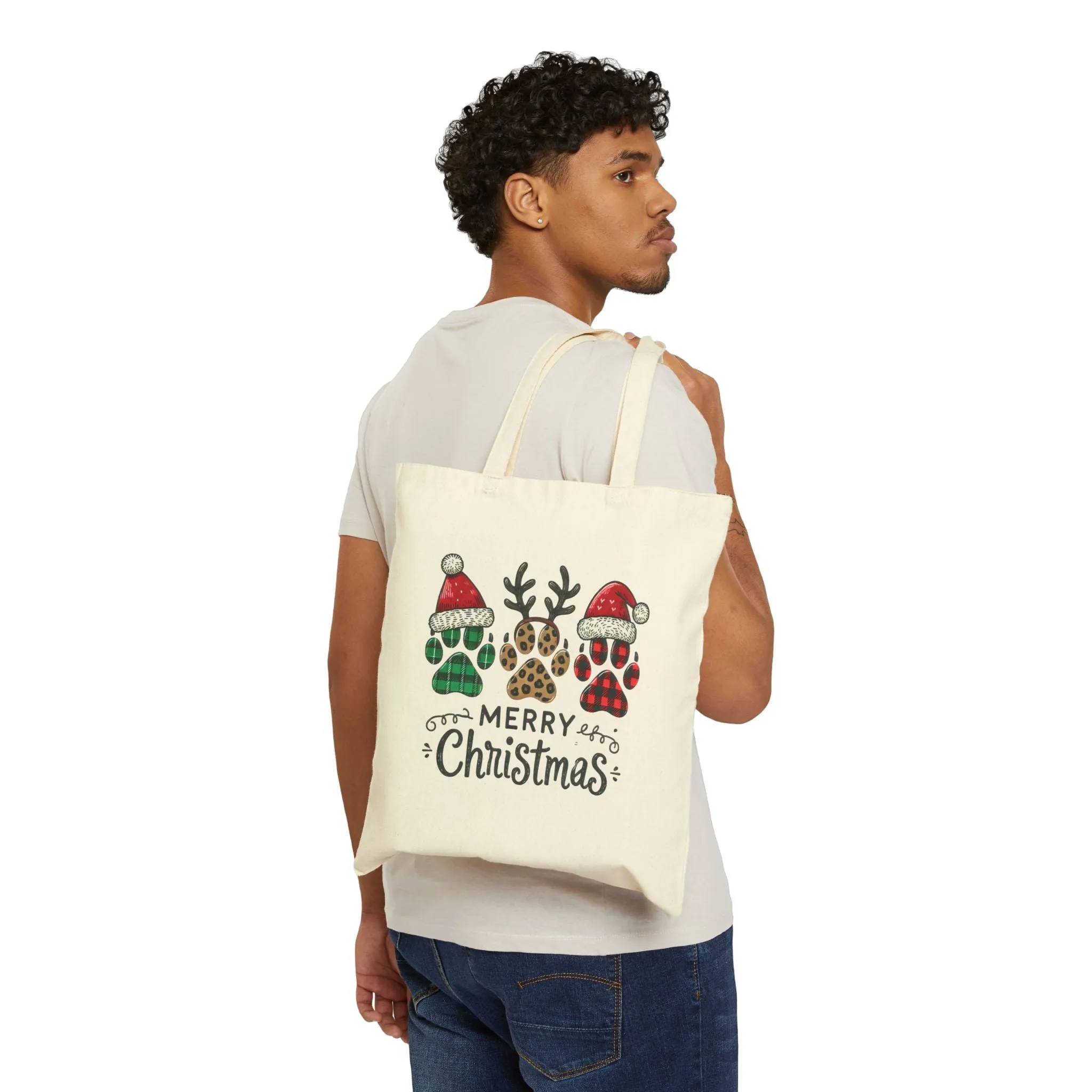 Pet Christmas Tote Bag