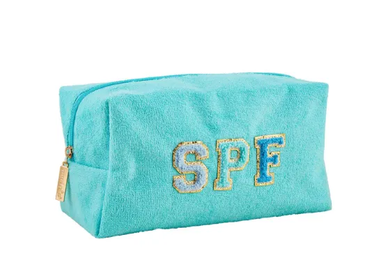 Pink SPF TerryCloth Pouch