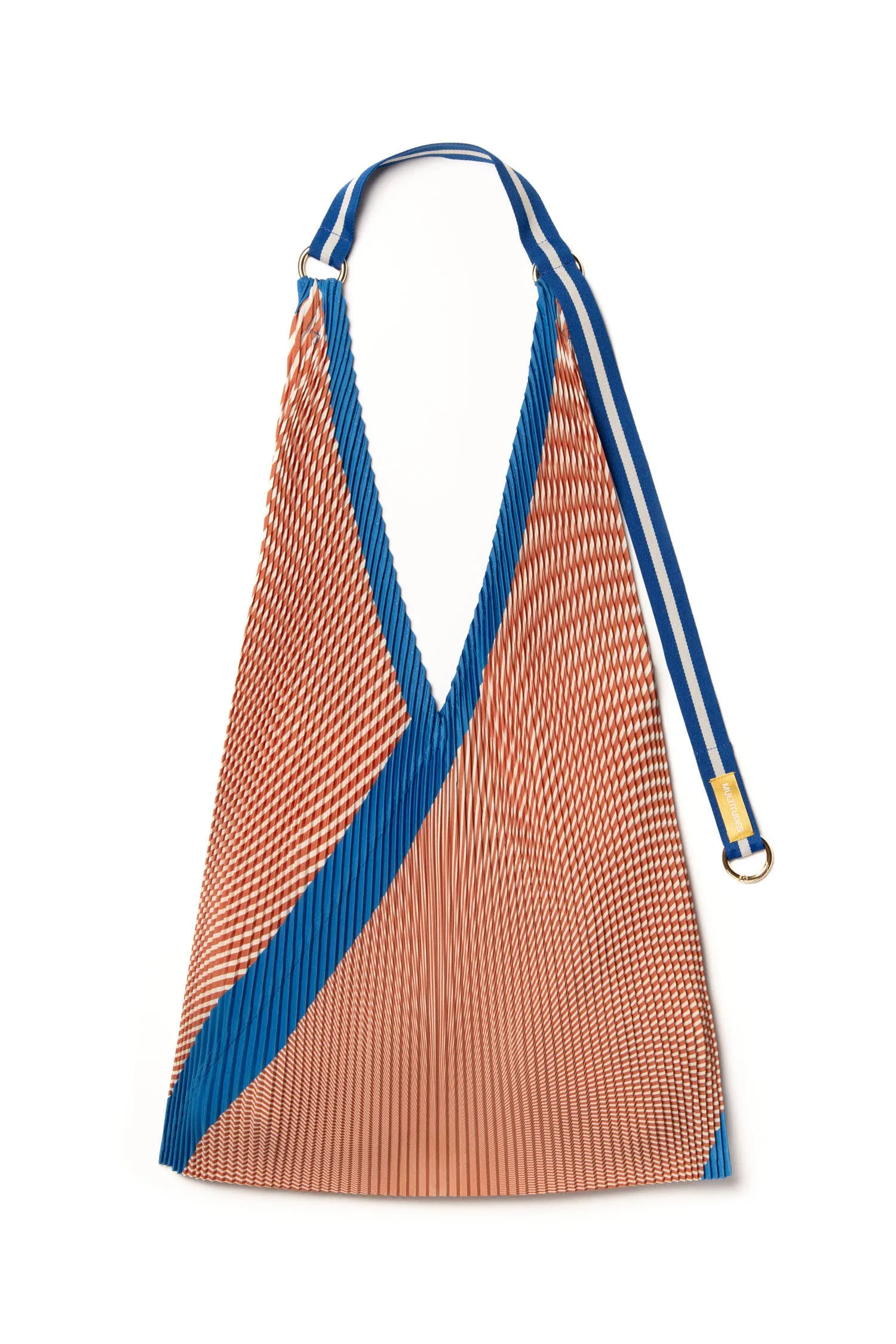 PLEATED Y BAG ANNA COBALT