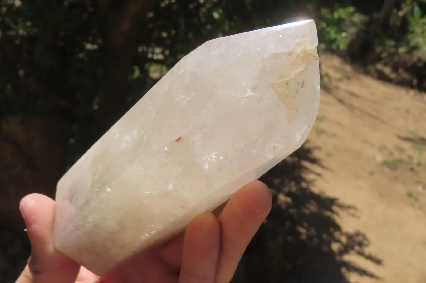 Polished Partially Quartz Crystals x 2 From Angola