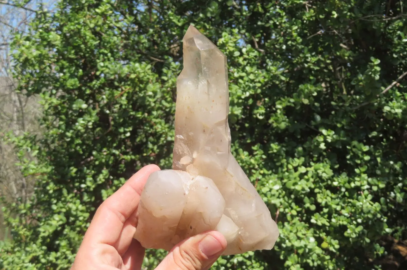 Polished Partially Quartz Crystals x 2 From Angola