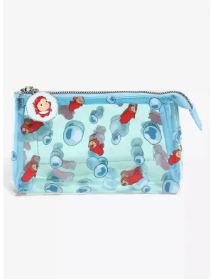 Ponyo Zipper Pouch Bubbles & Ponyo's Siblings Clear AOP Our Universe