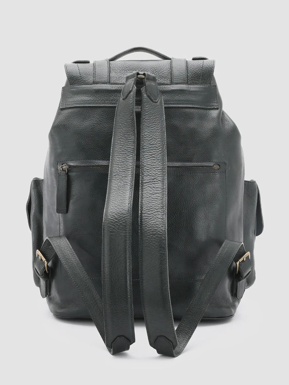 RARE 27 - Green Leather Backpack