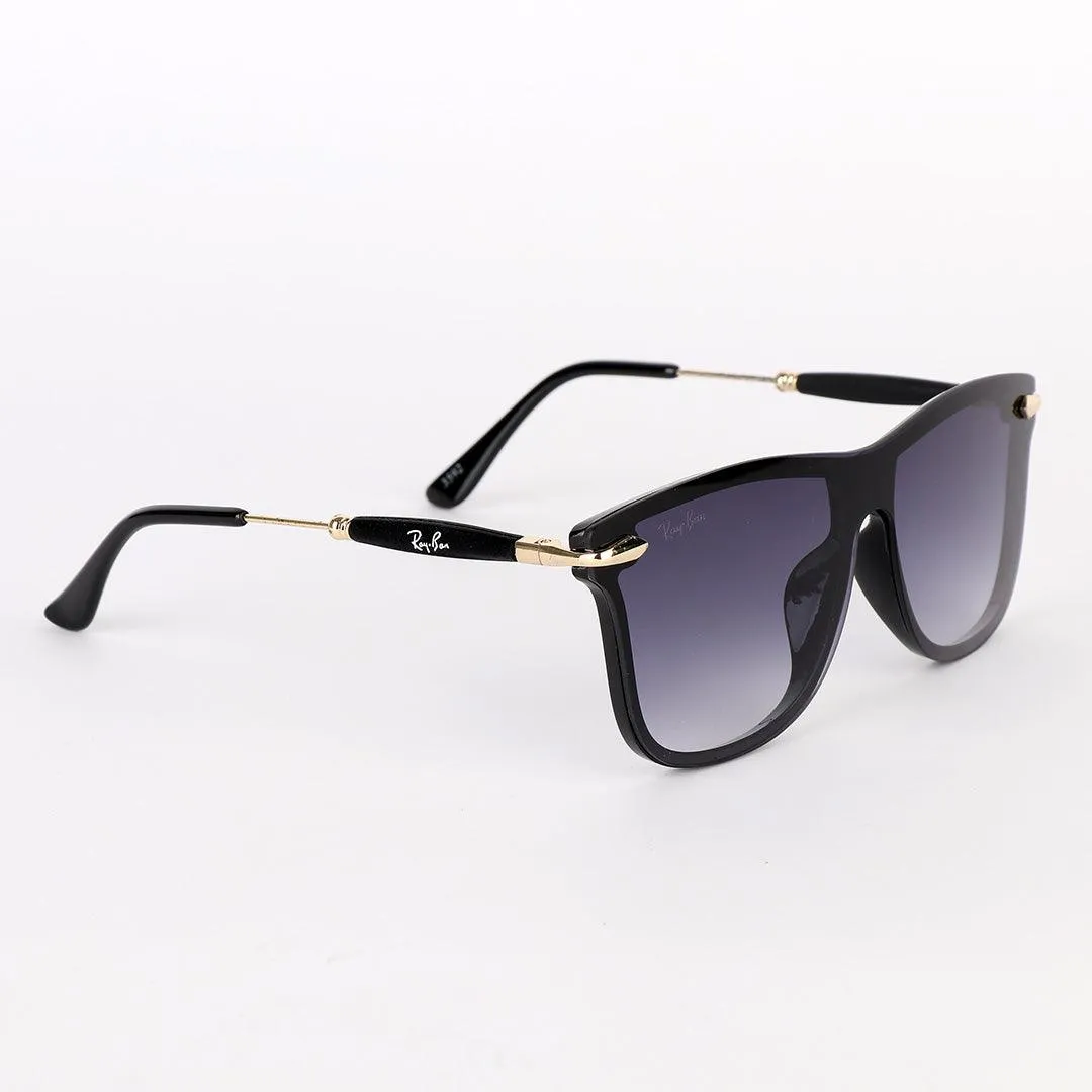 Ray-Ban Exquisite Black And Gold Hand Sunglasses