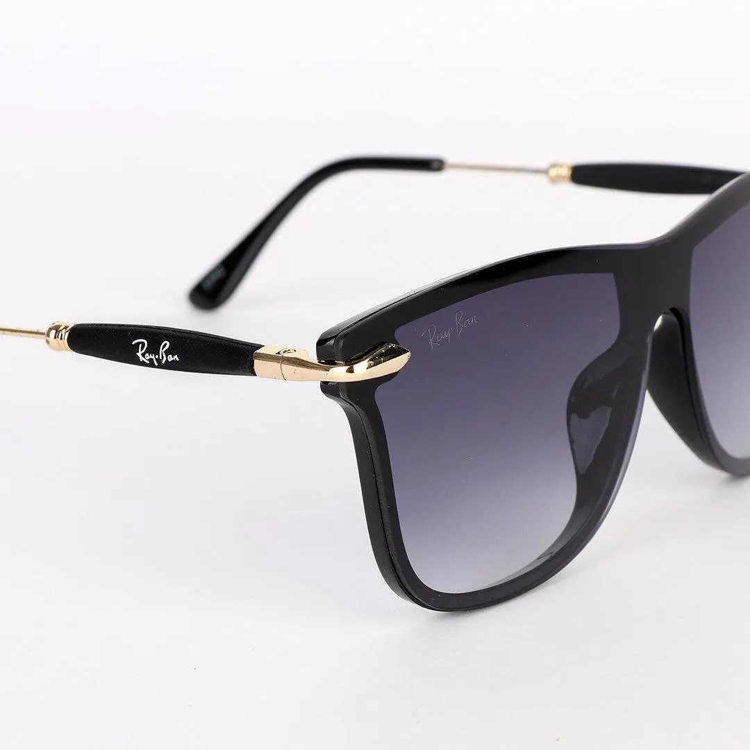 Ray-Ban Exquisite Black And Gold Hand Sunglasses