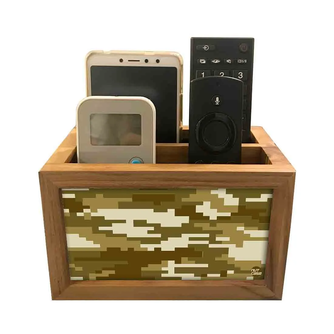 Remote Control Stand Holder Organizer For TV / AC Remotes -  Camo