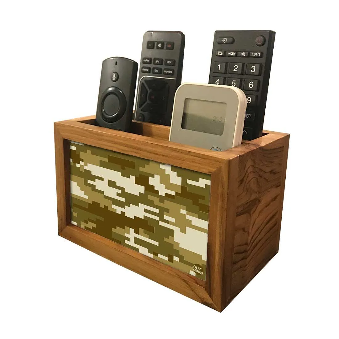 Remote Control Stand Holder Organizer For TV / AC Remotes -  Camo