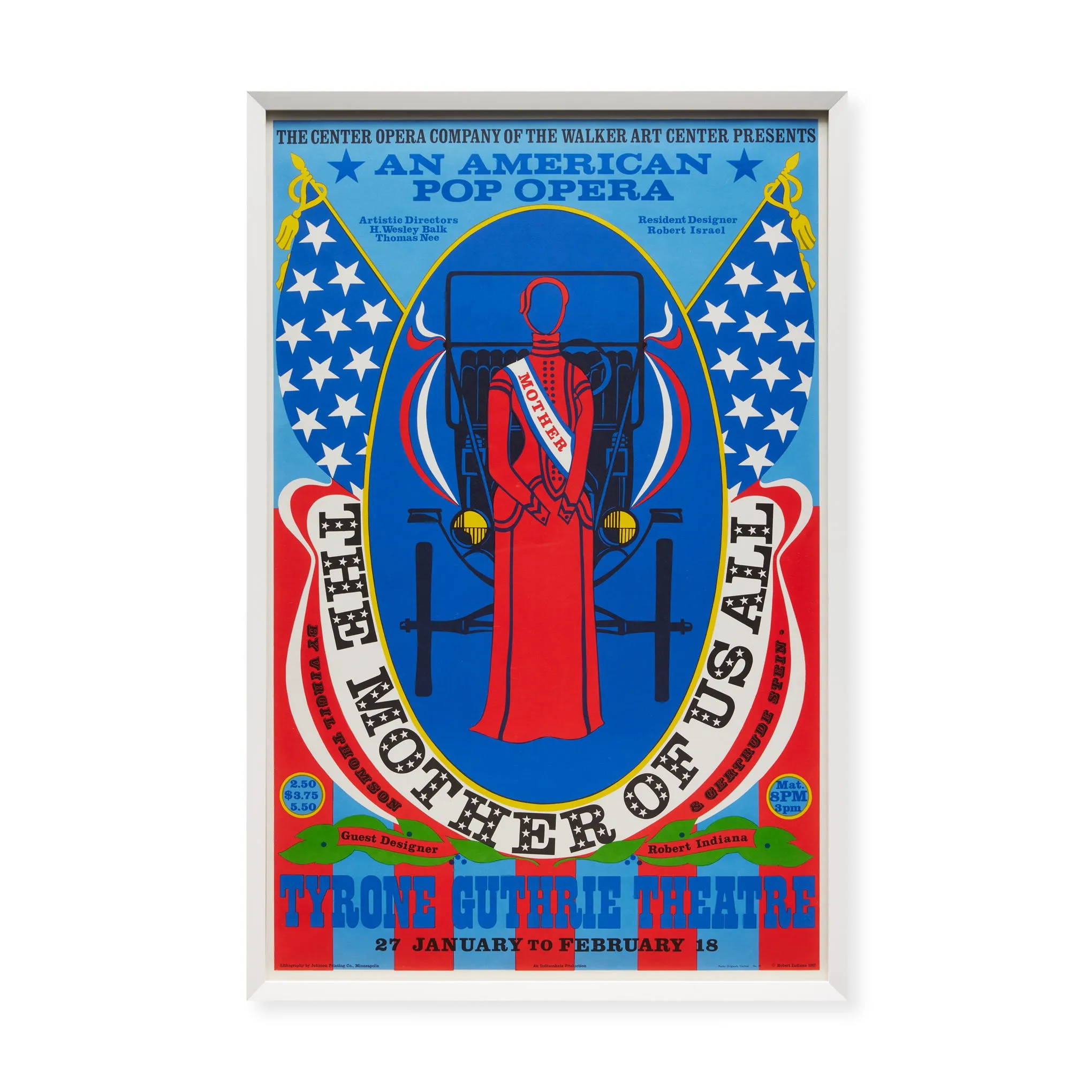 Robert Indiana Louisiana Museum Framed Poster