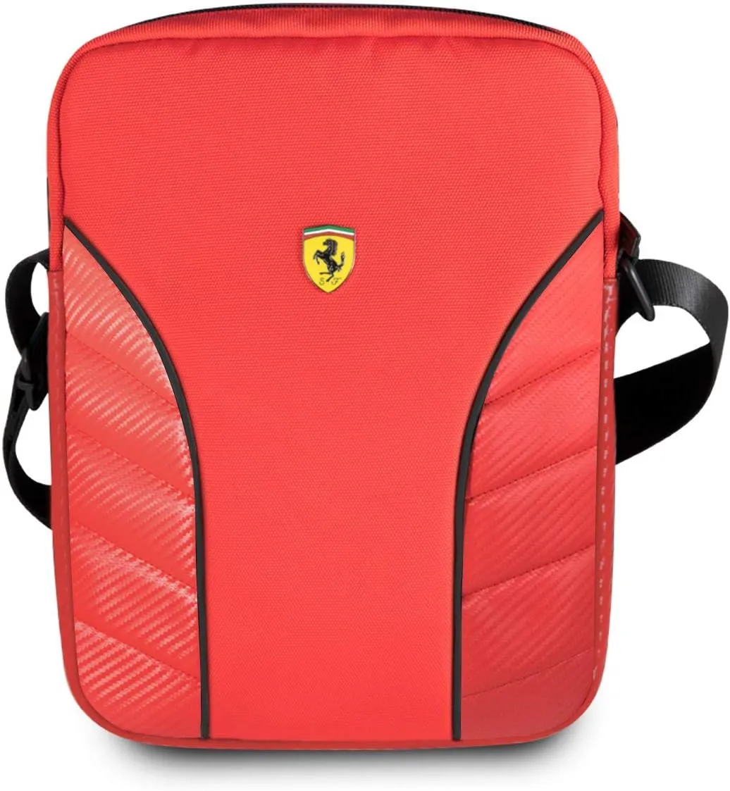 Scuderia Ferrari F1™ Tablet up to 10" Bag Carbon Fibre Effect - Accessories - Red